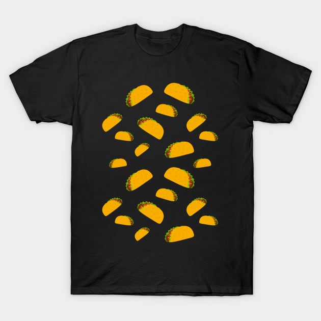 Cool and fun yummy taco pattern T-Shirt by PLdesign